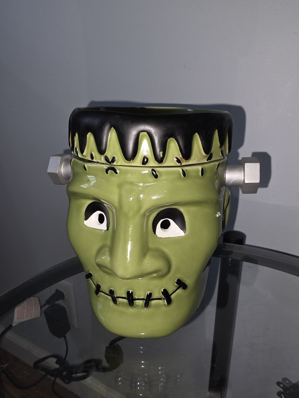 Scentsy Full Size Halloween Horror Wax Warmer Frankenstein Monster "He's Alive"